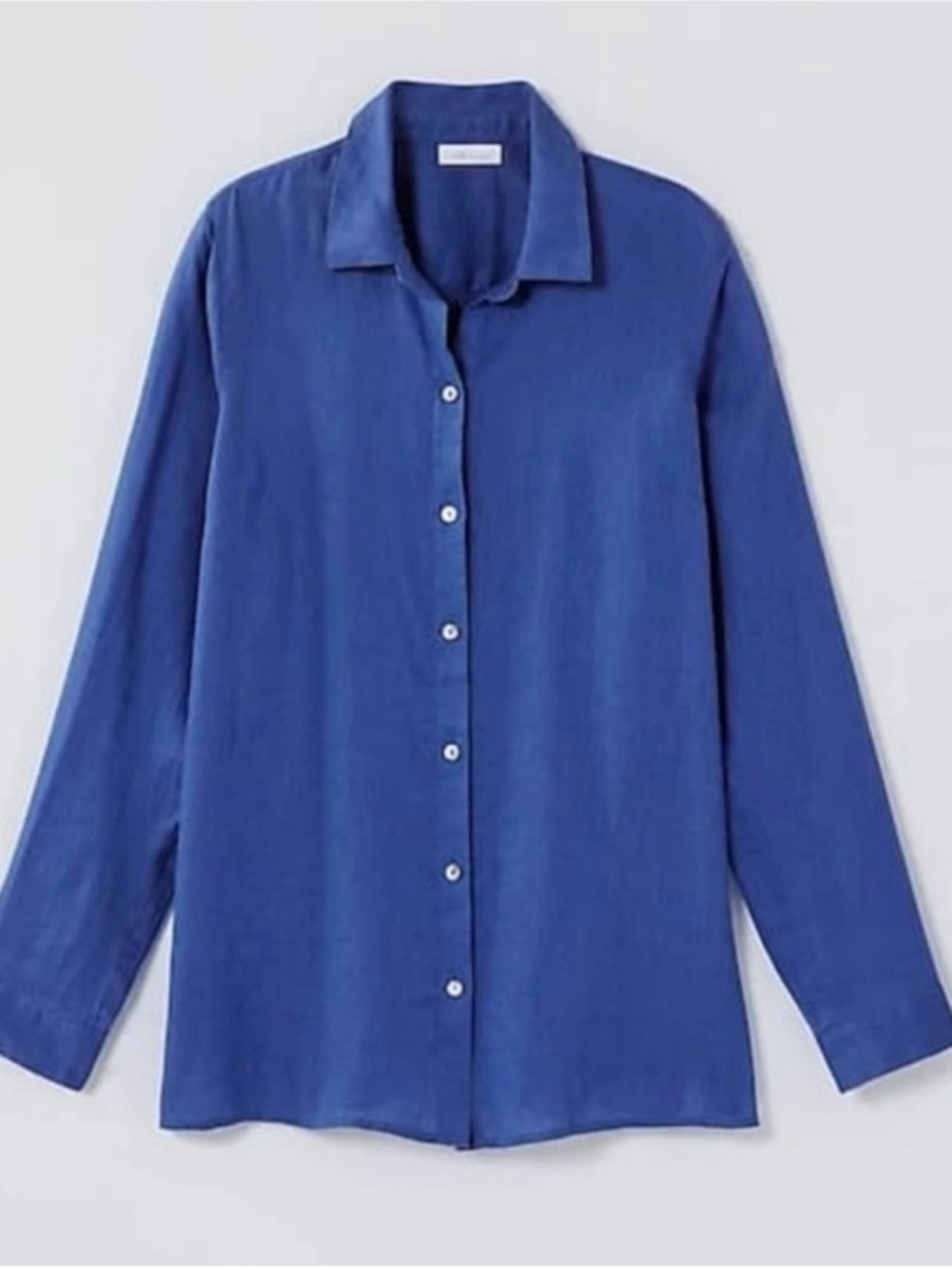 J. Jill Everyday Love Linen Button Down Blouse - Medium - Picture 5 of 7